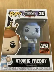 Funko Pop ATOMIC FREDDY SE BLUE 3000pcs Heavy Metal Posted In Pop Protector