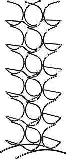 Amazon Basics Wine Rack for 12 Bottles, Black