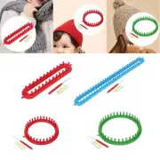 Knitting Loom Set Weaving Loom with Crochet Hook Lightweight Reusable Stitch