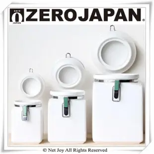 【ZERO JAPAN】方形密封罐400cc(白色)