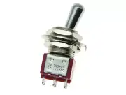 15/32" Guitar or AMP DPDT 2 Way ON/ON Toggle Switch Sealed Fat Bat Toggle Switch