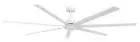 Energy saving Ceiling Fan with Remote Control 183 CM Atlanta White Dc Ventilator