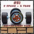 Custom 1:64 Wheels STAGGERED 10.8mm & 12.8mm AND 11.2mm w/BREAK CALLIPERS