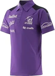 NRL 2024 Media Polo - Melbourne Storm - Purple - Youth - O'NEILLS