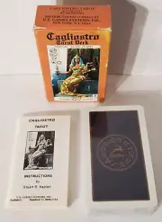 Cagliostro Tarot Deck Complete 78 Cards Instructions & Box 1981 SEALED DECK