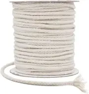 Beige Macrame Craft Cord 5MM x 165FT Natural Cotton for DIY Projects