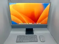 在飛比找Yahoo!奇摩拍賣優惠-【一番3C】iMac 24吋 4.5K 藍色 A2438 M