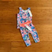 Bonds Baby Airlie Bird Purple Chesty Singlet And Leggings Size 00 & 0 BNWT Set