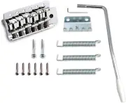 Metallor 6 String Guitar Tremolo Bridge with Whammy Bar for Fender Strat Squier