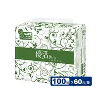在飛比找生活市集優惠-【Livi 優活】抽取式衛生紙(100抽x10包x6袋/箱)