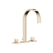 Dornbracht MEM Three-hole basin mixer w. pop-up waste Champagne 20715782-47