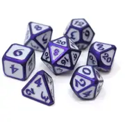 7pc Die Hard Dice Diecast Metal Celestial Harbinger Role Playing Game Dice Set