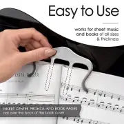Metal Sheet Music Book Clip Metal Music Book Clip Page Holder Book Holder AU