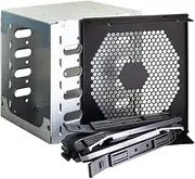 Capacity HDD Hard Drive Cage Rack 5.25 Inch to 5X 3.5 Inch SAS SATA Hard Drive Disk Tray for Computer Accessories