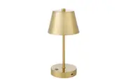 Amalfi Avignon LED Table Lamp Dimmable Reading Study Bedside Desk Lamp Gold