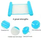 Inflatable Float Bed Water Hammock Swimming Pool Summer Floating Lounge Chair