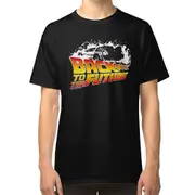 Back to the Future - DeLorean White Stencil Fan Art T-shirt