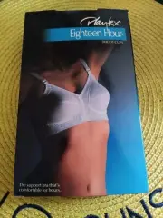Vintage Playtex 18 HR Support Tricot Cups #42 Bra White Size 38 DD NEW In Box