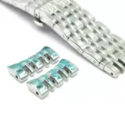 ZENITH - GENUINE - END LINKS - ELITE - 19MM - STEEL WATCH BRACELET - OEM - NOS
