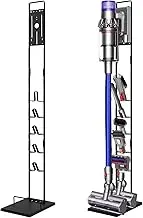 Charlux Vacuum Stand for Dyson V15 V11 V10 V8 V7 V6 Gen5 Vacuum Holder for DC30 DC31 DC34 DC35 DC58 DC59 DC62 Metal Storage Bracket Floor Stand Holder for Cordless Vacuum Cleaners & Accessories