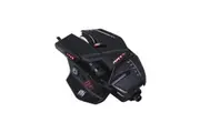 Verbatim R.A.T. 6+ 12000 DPI Optical Adjustable Ergonomic RGB Gaming Mouse Blk