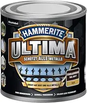 Hammerite Ultima Matt Metal Protective Lacquer Chocolate Brown RAL8017, 250ml