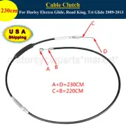 220cm Refit Clutch Cable Wire Line For Harley Tri Electra Glide Road King FLHR