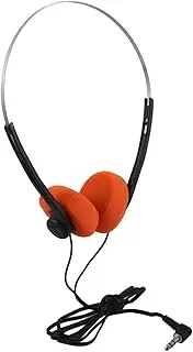GAROZATION Adjustable Headband Retro Wired Headphones for Students: Comfortable Lightweight Library Sessions