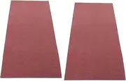 BCOATH 2pcs Gravel Paper Bird Cage Liner Parrot Mats Accessory Replacement for Birds