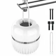 Bath Water Filter for Tub Faucet, 8 Stage Bath Water Filter with 5000 Gallons Capacity, Easy to Install, Softer Skin and Hair, White