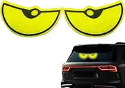 Reflective Eye Decal | Vehicle Reflector,Reflective Eyes Stickers for Car Rearview Mirrors Auto Funny Decals for Truck SUV Decoration