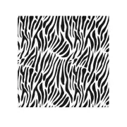 Zebra Pattern Face Towel, Stylish Bath Towel, Black and White Towel, Chic