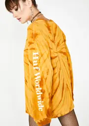 [HUF] Domestic Tie Dye Long Sleeve Tee