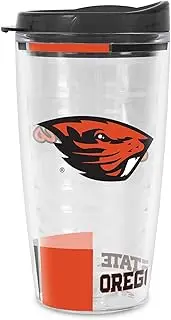 Rico Industries NCAA Oregon State Beavers 16 oz Double Walled Insulated Tritan Classic Tumbler Cup Keeps Drinks Cold & Hot, USA Made