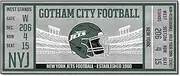 FANMATS 23131 New York Jets Ticket Design Runner Rug - 30in. x 72in. | Sports Fan Area Rug, Home Decor Rug and Tailgating Mat
