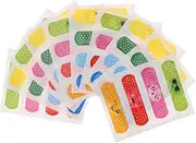 KOMBIUDA 40pcs Cartoon Bandage Wrap for Boys and Girls First Aid Kit Breathable Waterproof Daily Use Travel Bandage Strip Easy to Apply Small Care