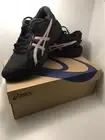 Asics Gel Netburner Academy 9 1072A062-005 Womens Netball Shoes Black Silver US8