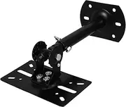 CHILDWEET Heavy Duty Speaker Mount Adjustable Bracket for Wall and Ceiling Extendable Audio Holder with Precise Height and Angle for Optimal Sound Distribution