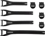 [Moose Offroad] Moose Racing Qualifier, straps , color: Black , size: 7-9
