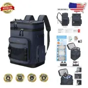 Durable Waterproof Cooler Backpack for 48 Cans - Perfect for Hiking & Fishing