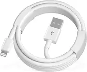 MUSTHAVZ BY AZURI Car Carplay Cable,3.3FT Car Charger Cord, USB A to Lightning Cable Compatible forApple iPhone 14 13 12 11 Pro Max XR XS X8 7 6 Plus SE iPad, One Pack,White