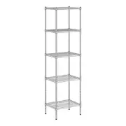 Regency 18" Wide NSF Chrome Wire 5-Shelf Kit with 86" Posts WS-460EC1824K85