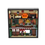 Coffeehouse in Photo Frame Building Toys from TV Series 688 Pieces MOC Build