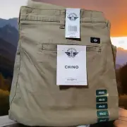 Dockers Men’s Chino Straight Fit Pants Stretch Tan 40x32 NWT