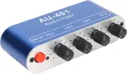 Bewinner Audio Mixer, Stereo Line Headphones Mixer 4 Channel, DC 5 V to 12 V ...