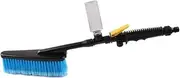 ULTECHNOVO Car Cleaning Brush Long Handle Detachable Auto Washing Tool with Soap Sprayer and Brush Head Convenient Hose Connection for Family Car Washing and Daily Cleaning