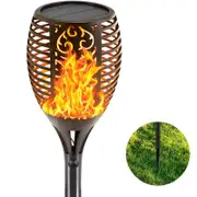 Catzon Solar Outdoor Lights Decorative Torch Light Garden Path Decoration LED Camping Ornaments