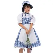 The Wizard of Oz Fairy Tale Dorothy Dress Costume Storybook Characters Movie Cosplay for Girls' Kid's Halloween Carnival World Book Day Performance Educational