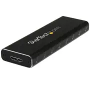 StarTech.com Drive Enclosure SATA/600, M.2 - USB 3.0 Micro-B Host Interface -...