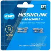 KMC CL566R 9SPEED Missing Link EPT 2 Pair 1 Set KMC-CL566REPT2 Silver Medium